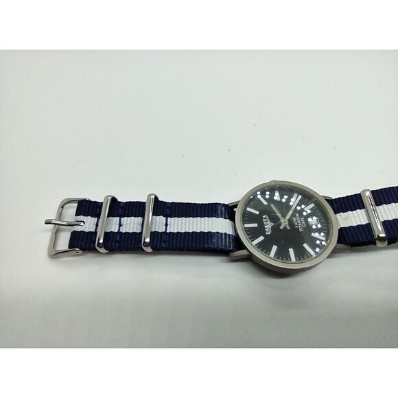 Dakota "Rock Solid Time" All Titanium Case Swiss Parts Men's Vintage Date Watch - Picture 4 of 9